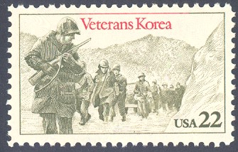 Korean War Veterans Issue United States, 1985